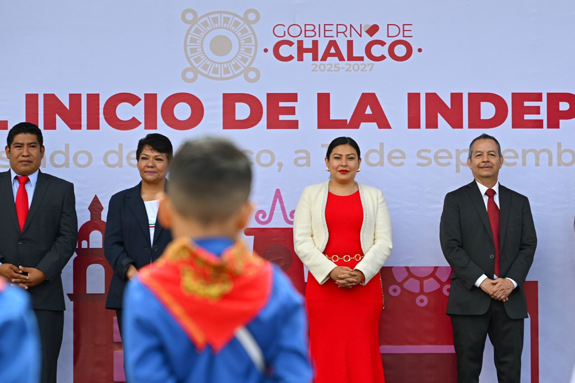 Boletín 086.- Abigail Sánchez conmemora el 215 Aniversario del Inicio de la Independencia