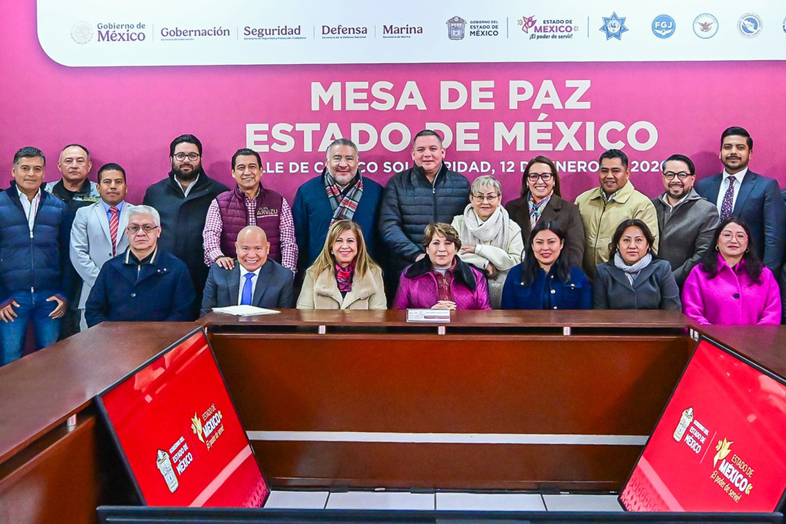 Boletín 124.- Abigail Sánchez asiste a Mesa de la Paz en Valle de Chalco