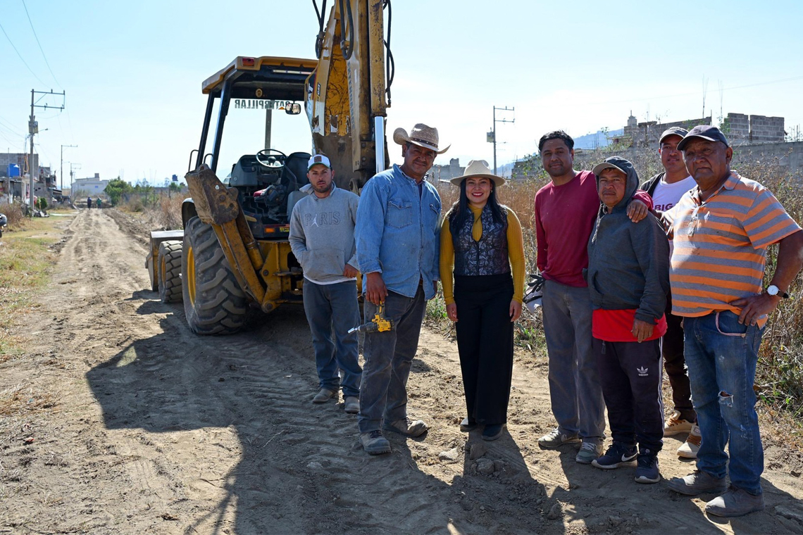 Boletín 129.- Abigail Sánchez inicia obras en Tlapala, Cuatzingo y Zona Industrial
