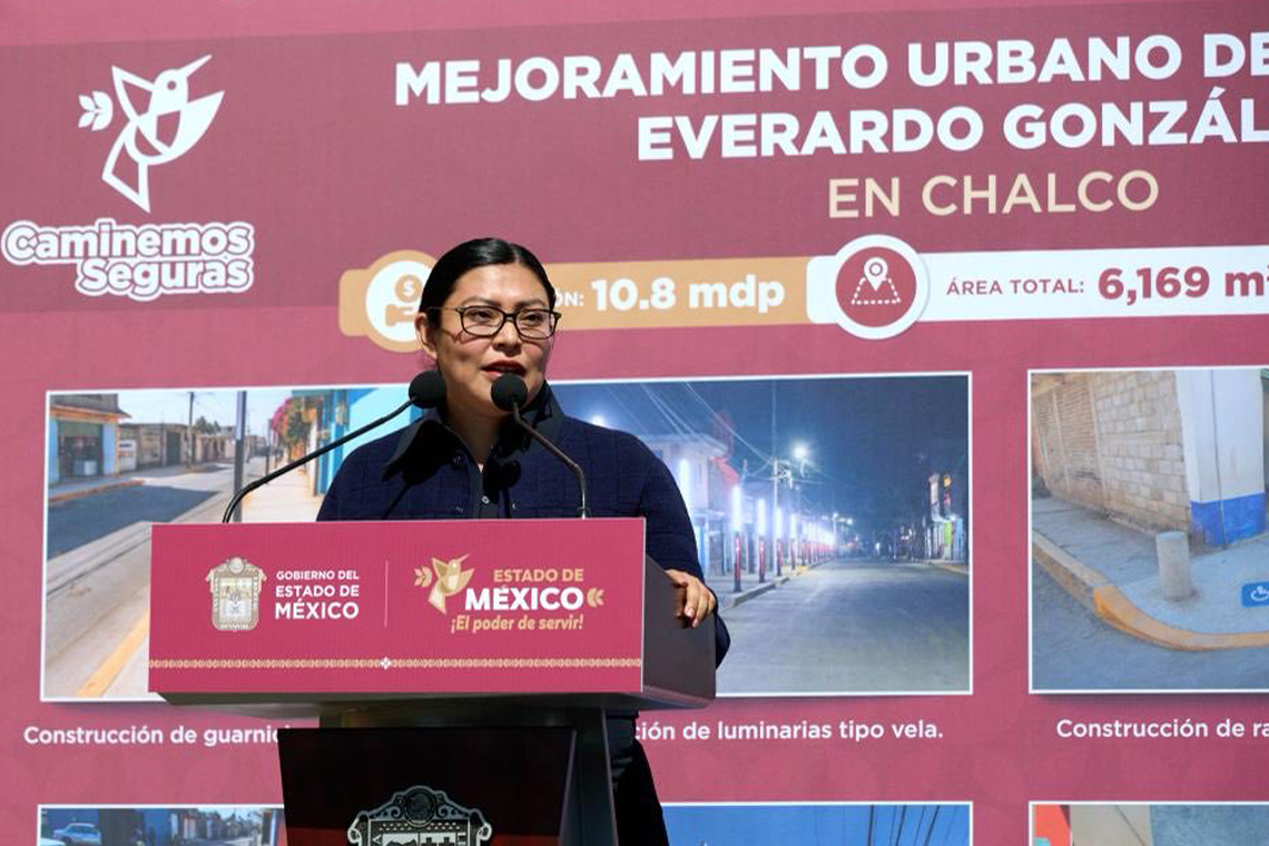Boletín 133.- Abigail Sánchez Inaugura Sendero Seguro con la Gobernadora 
