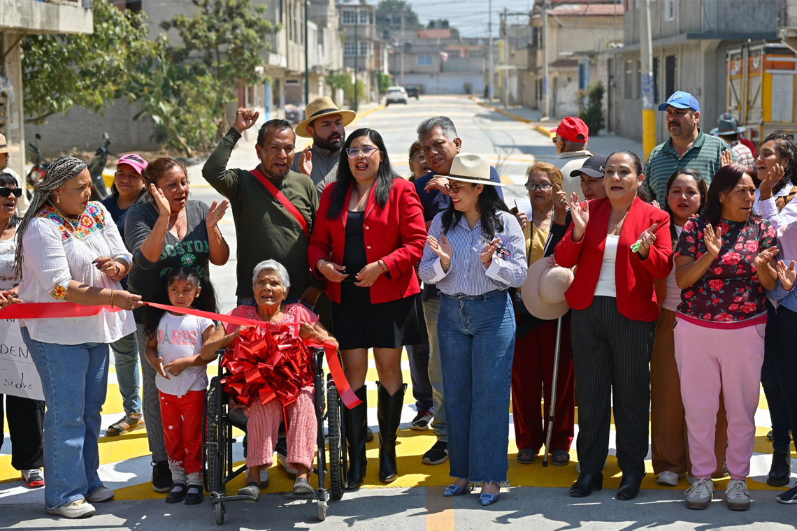 Boletín 137.- Abigail Sánchez entrega obras en Chalco Centro y Nueva San Isidro